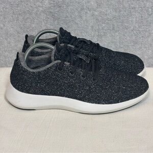 Allbirds Wool Runner Go Merino Wool Sneakers Shoes-Black-Women Size 10